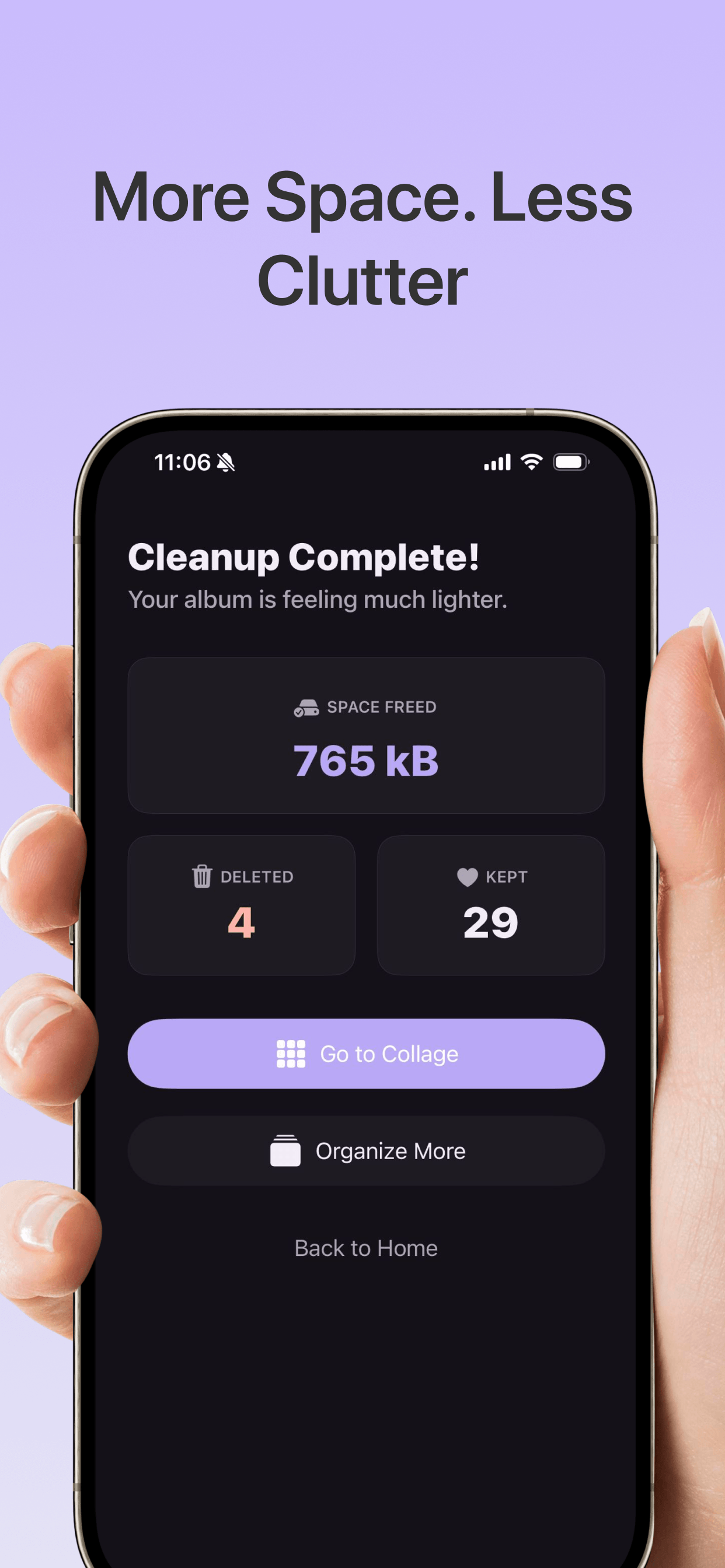 Cleanup complete